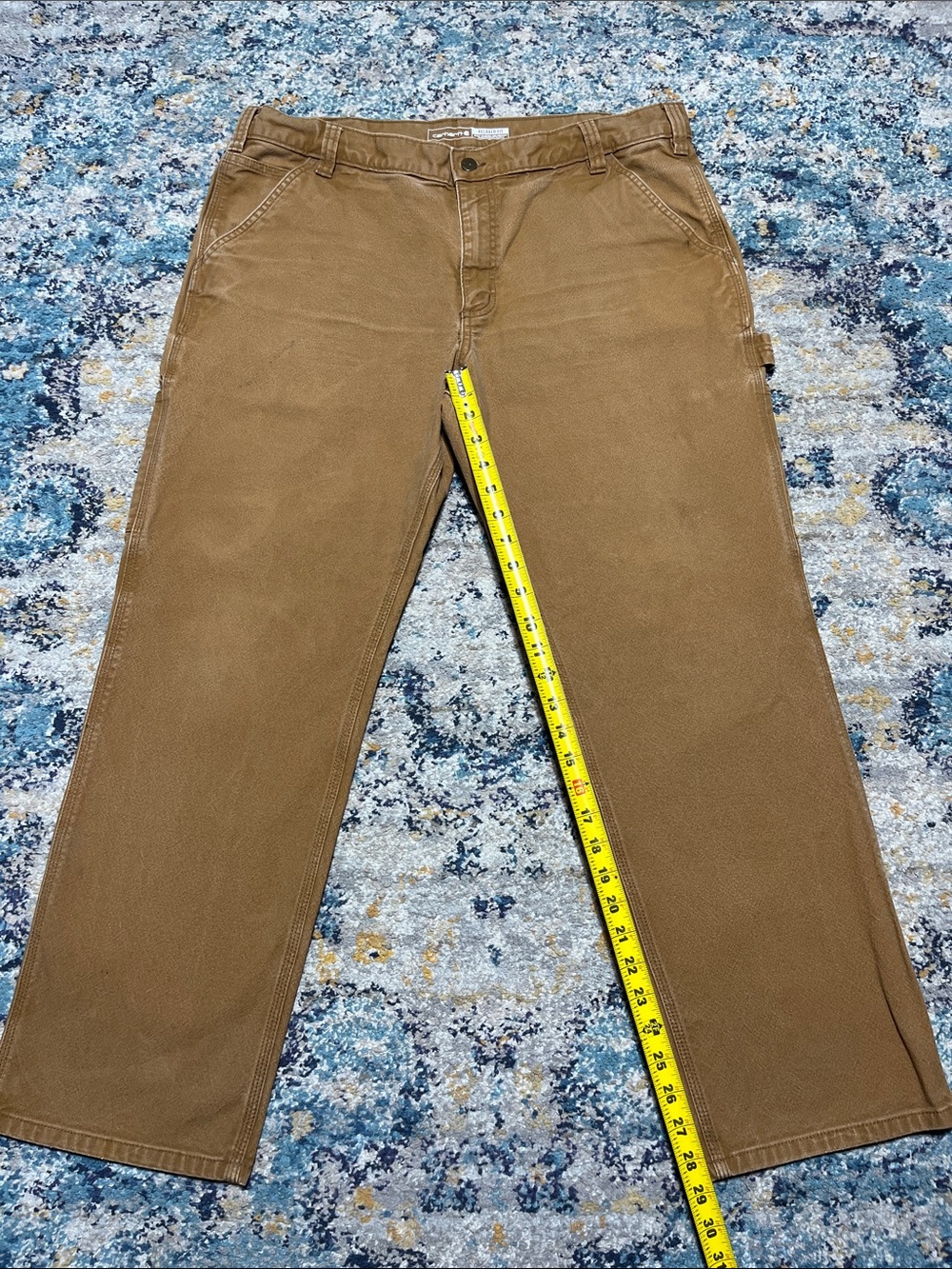 Carhartt Men's Rugged Flex Relaxed Fit Duck Utility Work Pants in size 38x30 - Picture 10 of 16